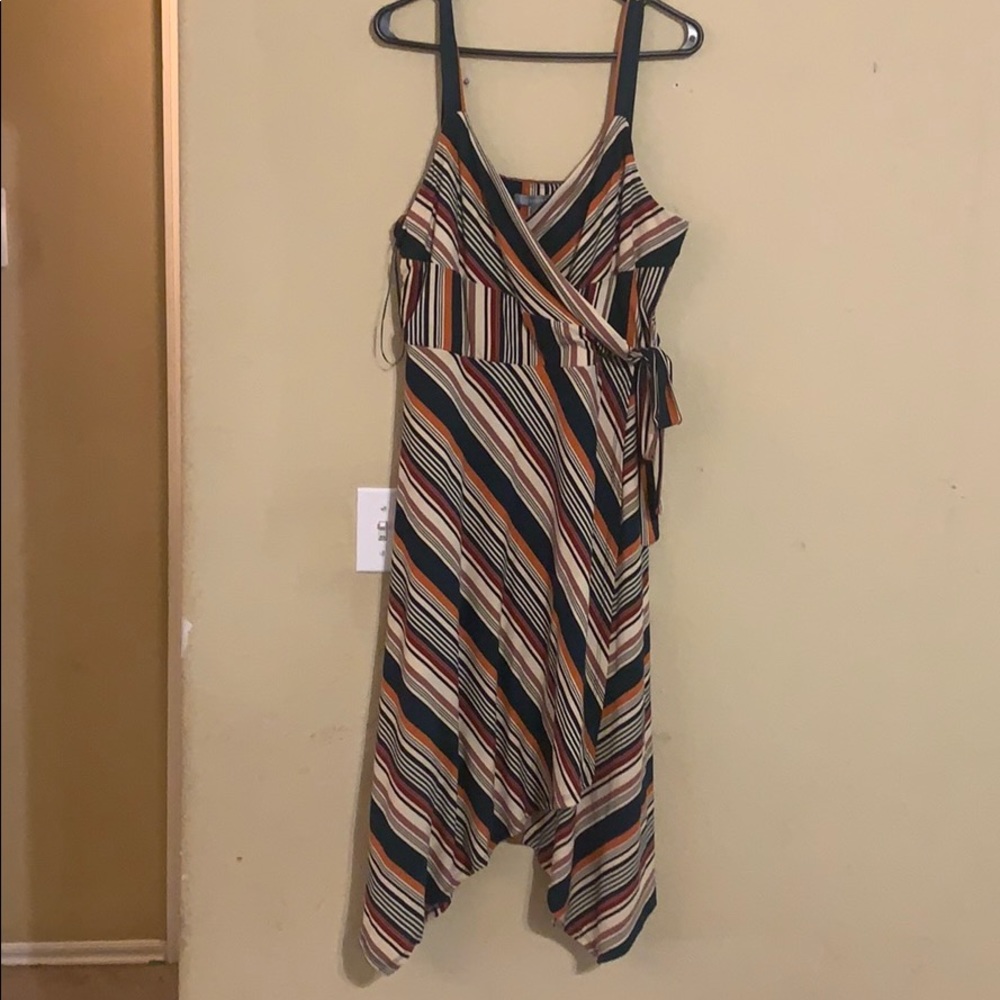 Sleeveless summer wrap dress by Good Luck Gem